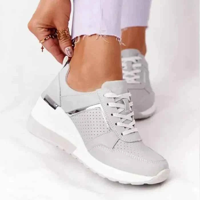 Women's Sneakers | Wedge Sole & Lace Up