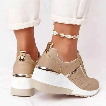 Women's Sneakers | Wedge Sole & Lace Up