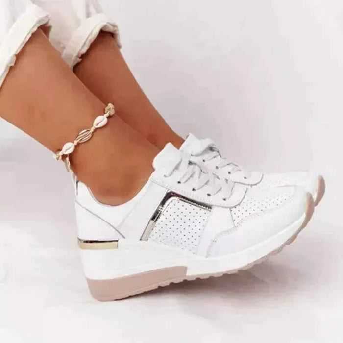 Women's Sneakers | Wedge Sole & Lace Up