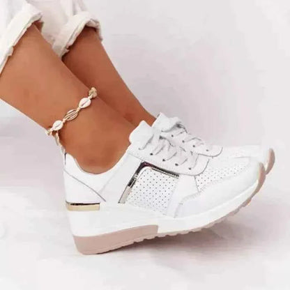 Women's Sneakers | Wedge Sole & Lace Up