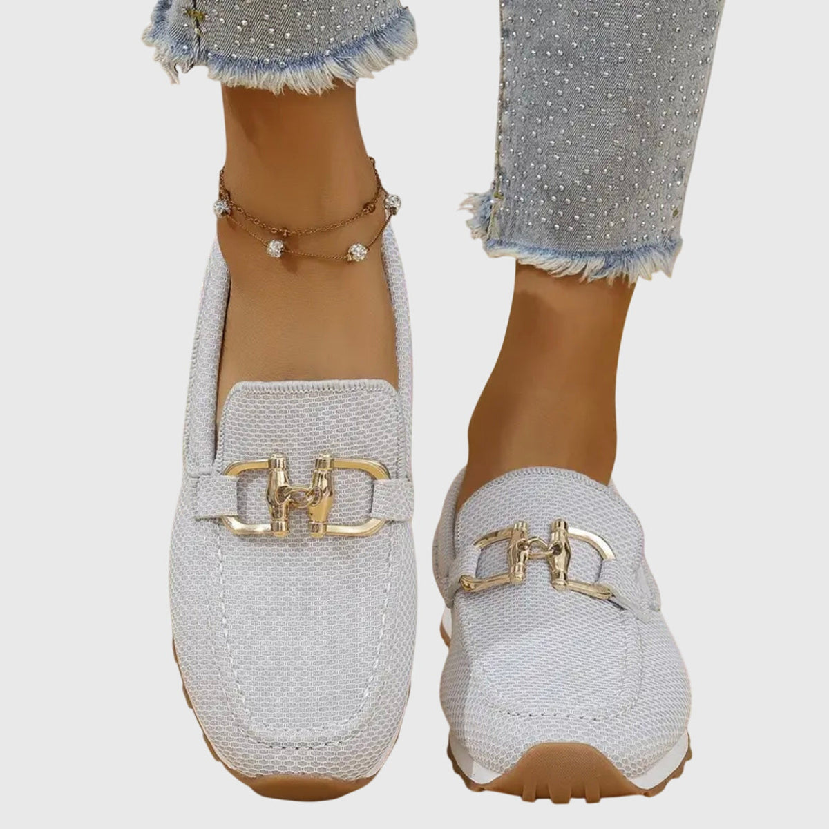 Women's Summer Loafers | Buckle Detail Comfort