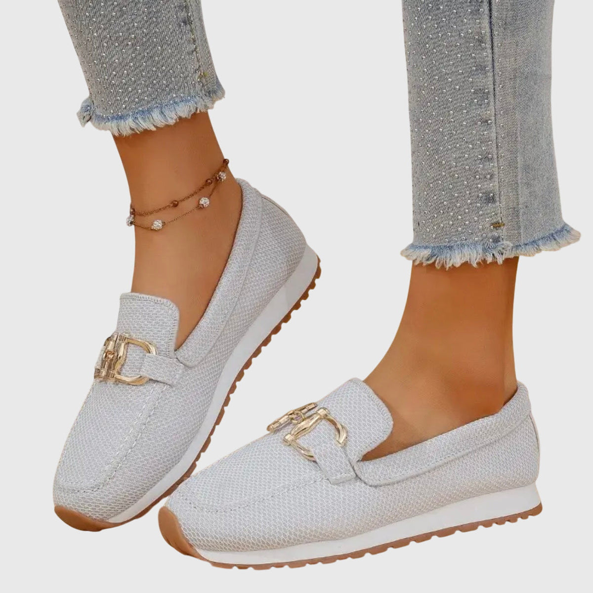 Women's Summer Loafers | Buckle Detail Comfort