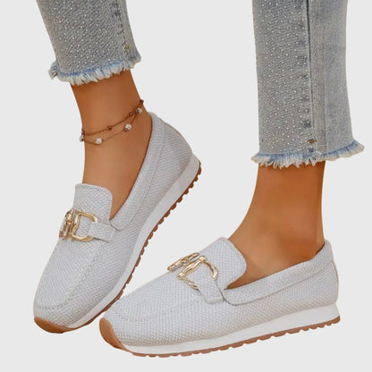 Women's Summer Loafers | Buckle Detail Comfort