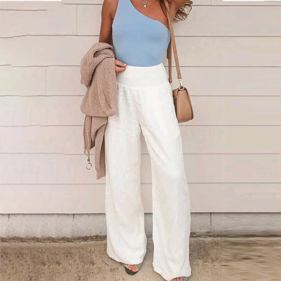 Women's Summer Pants | Elastic Waist & Breathable