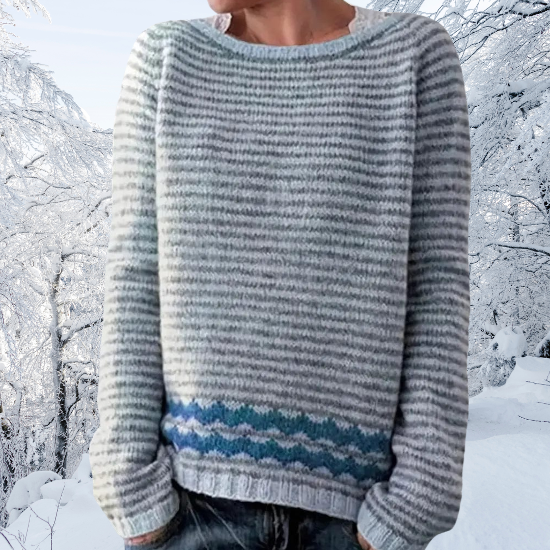 Women's Sweater Relaxed Fit Long Sleeve with Flattering Silhouette
