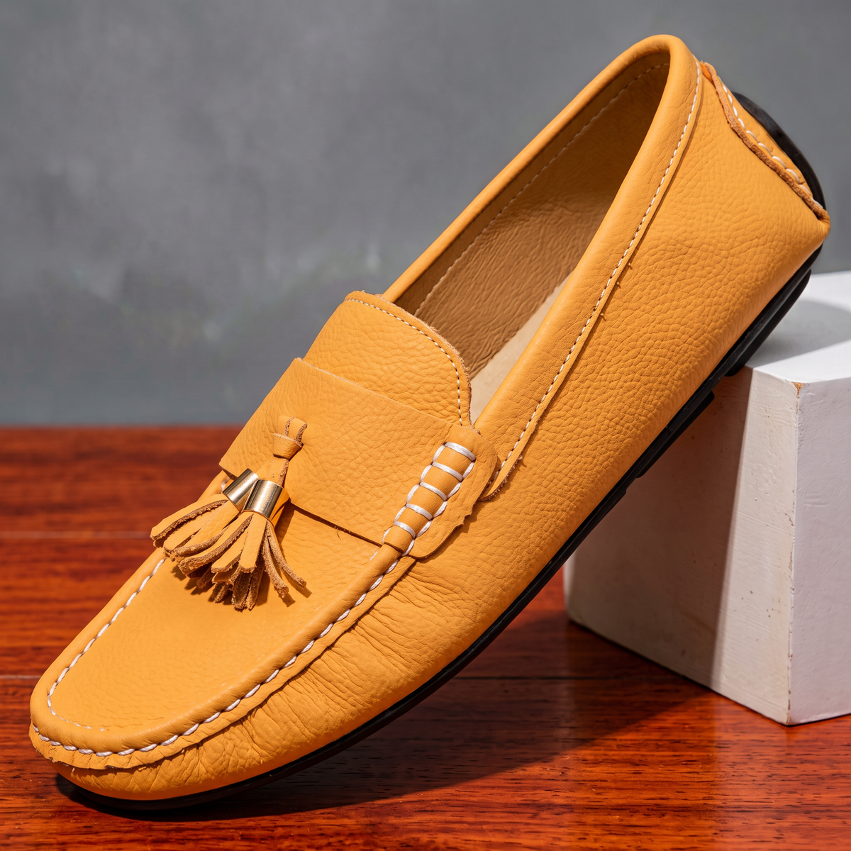 Women's Tassel Loafers Moc-Toe Slip-On Comfort Shoes