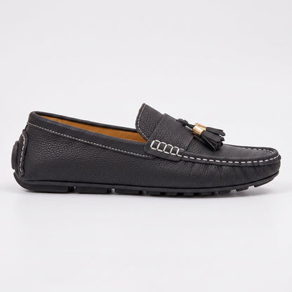 Women's Tassel Loafers Moc-Toe Slip-On Comfort Shoes