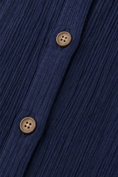 Women's Tiered Tunic Top | Crinkle Texture & Easy Care