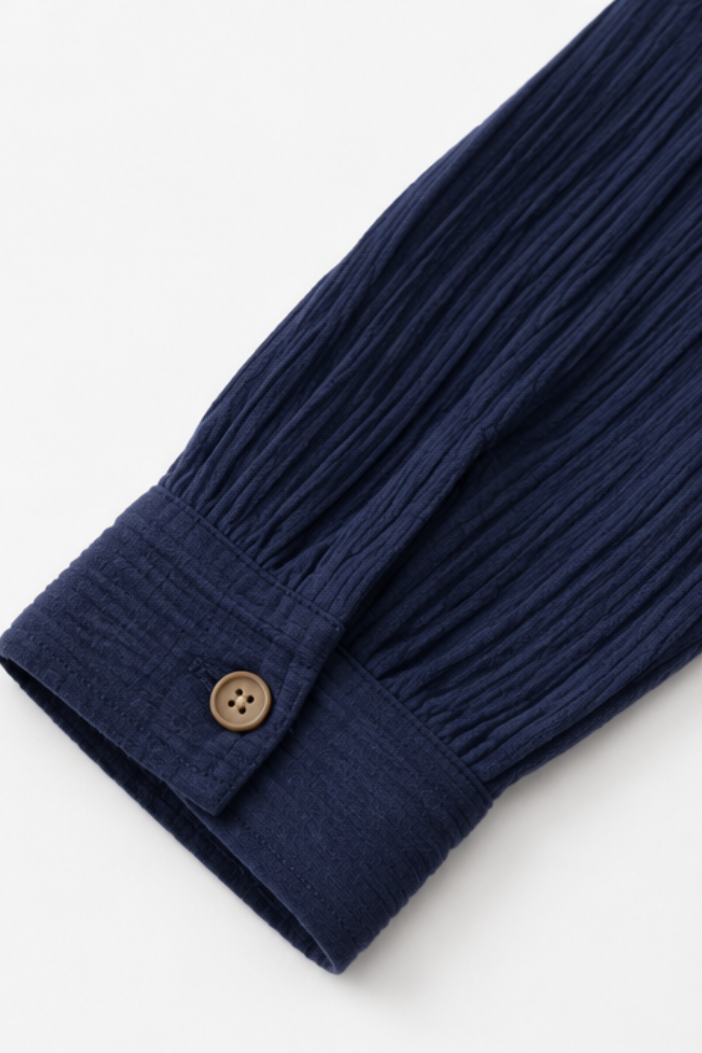 Women's Tiered Tunic Top | Crinkle Texture & Easy Care