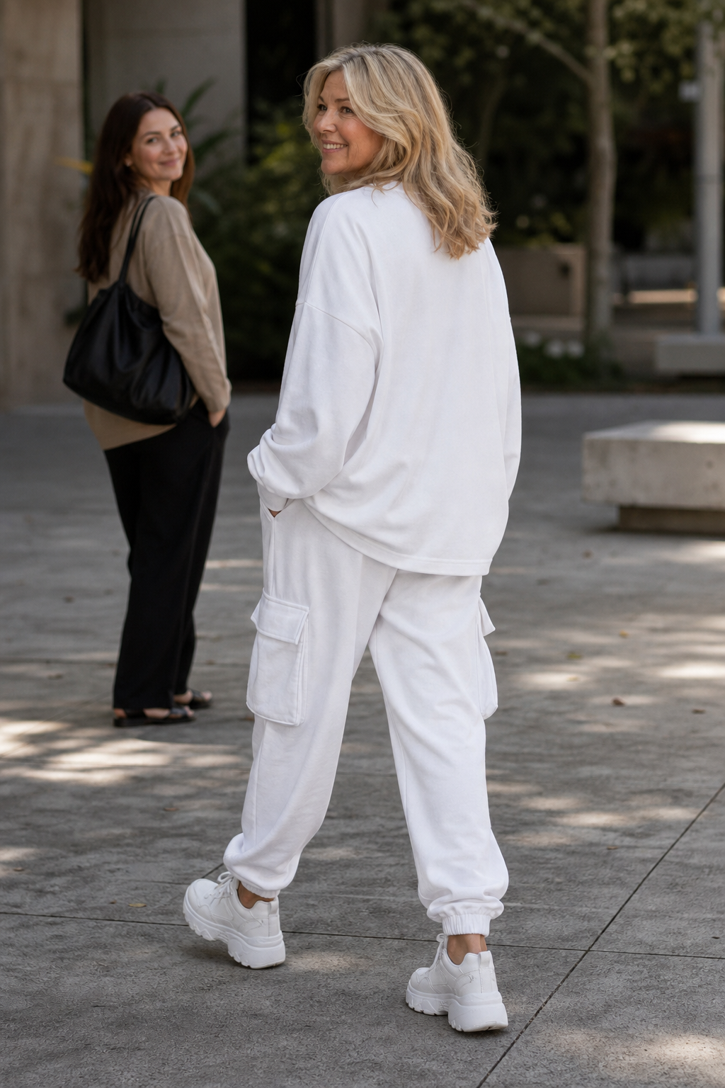 Women's Top & Cargo Pants Set | Matching Set & All-Day Comfort