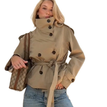 Women's Trench Coat | Belted Fitted Cut