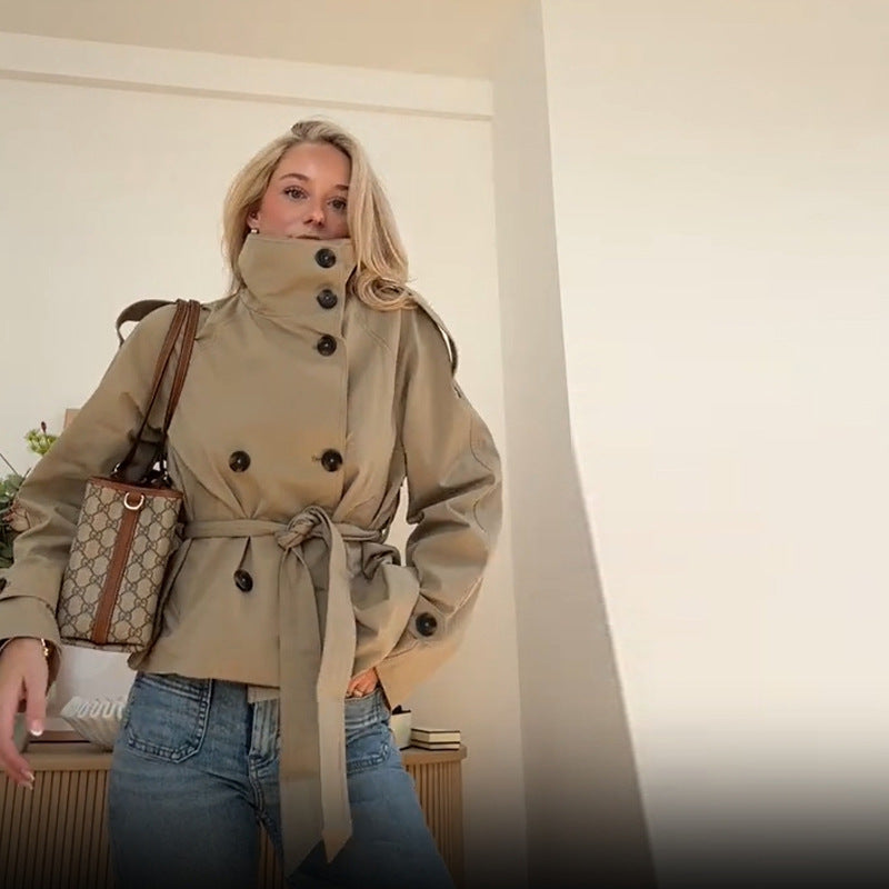 Women's Trench Coat | Belted Fitted Cut
