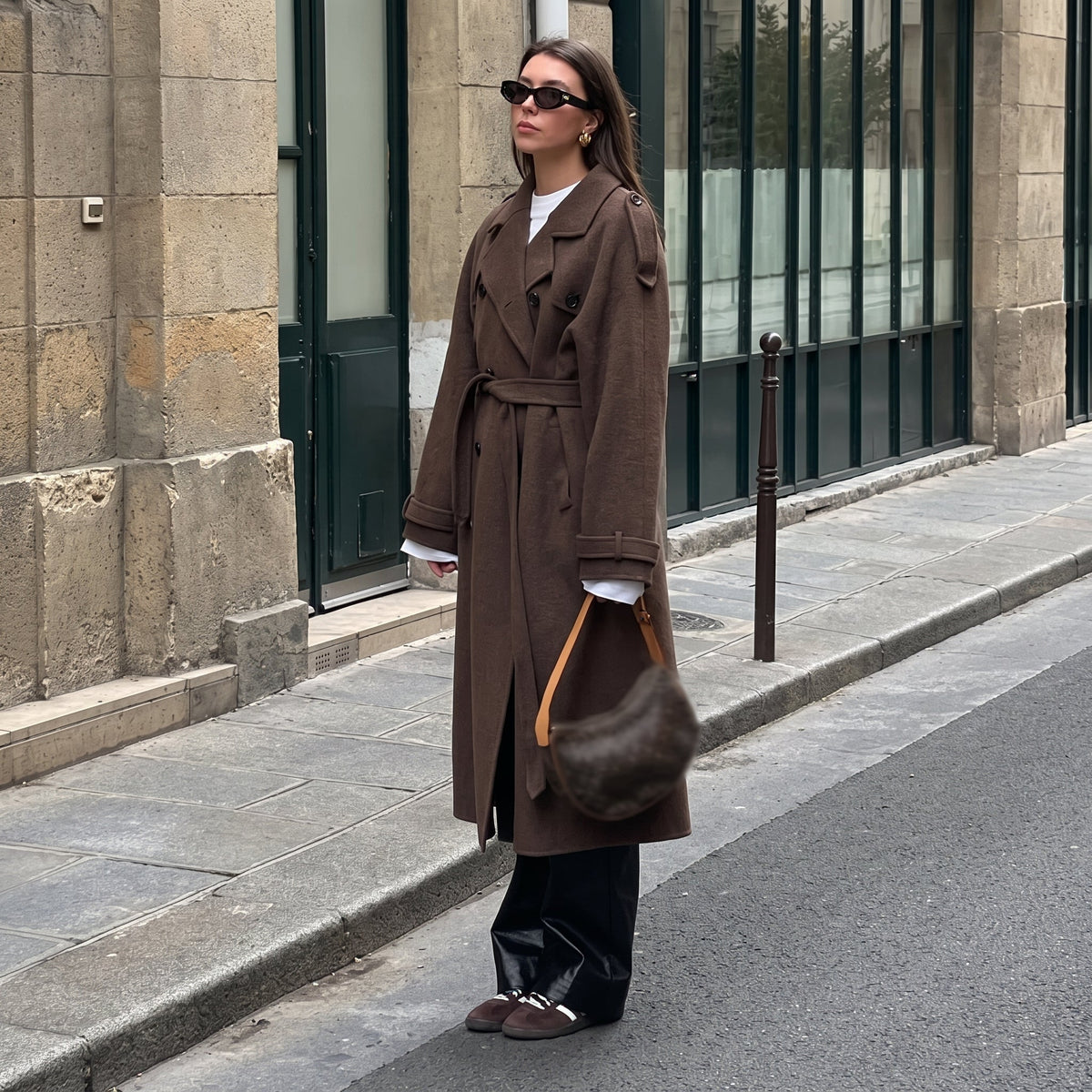 Women's Trench Coat | Double-Breasted & Longline