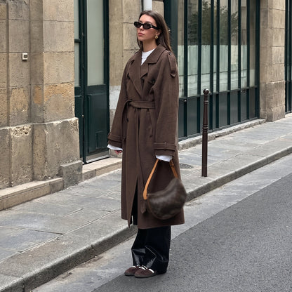 Women's Trench Coat | Double-Breasted & Longline