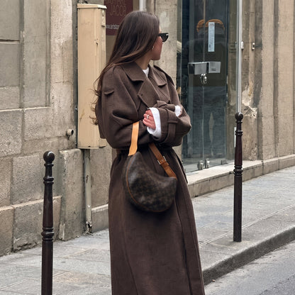 Women's Trench Coat | Double-Breasted & Longline