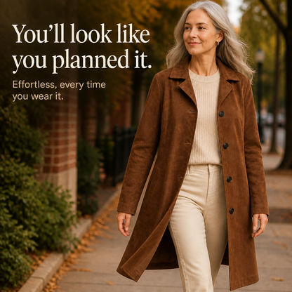 Women's Trench Coat | Long Line & Soft Drape