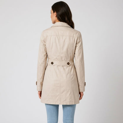 Women's Trench Coat | Tailored Fit & Notch Lapel
