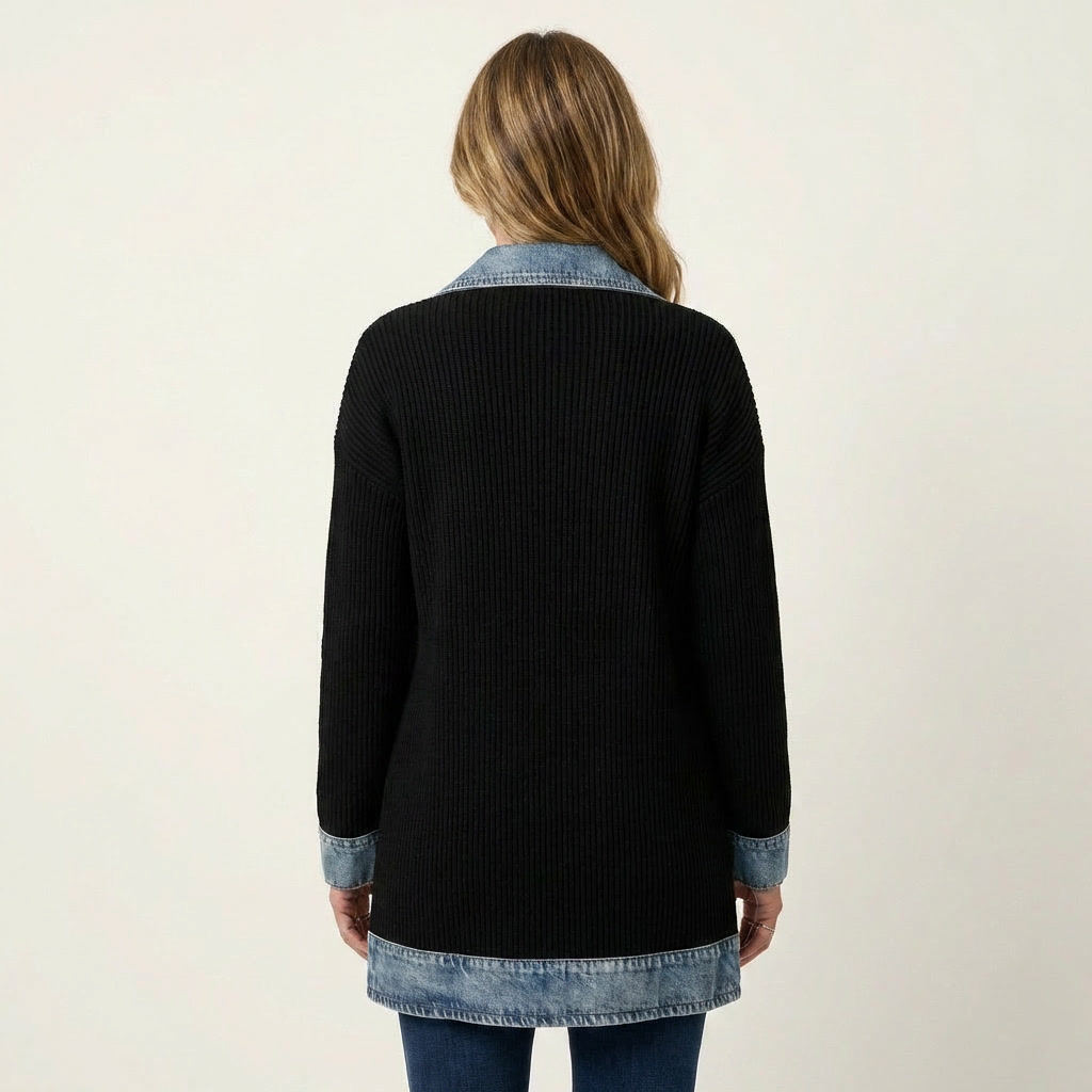 Women's Trim Knit Jacket | Structured & Soft