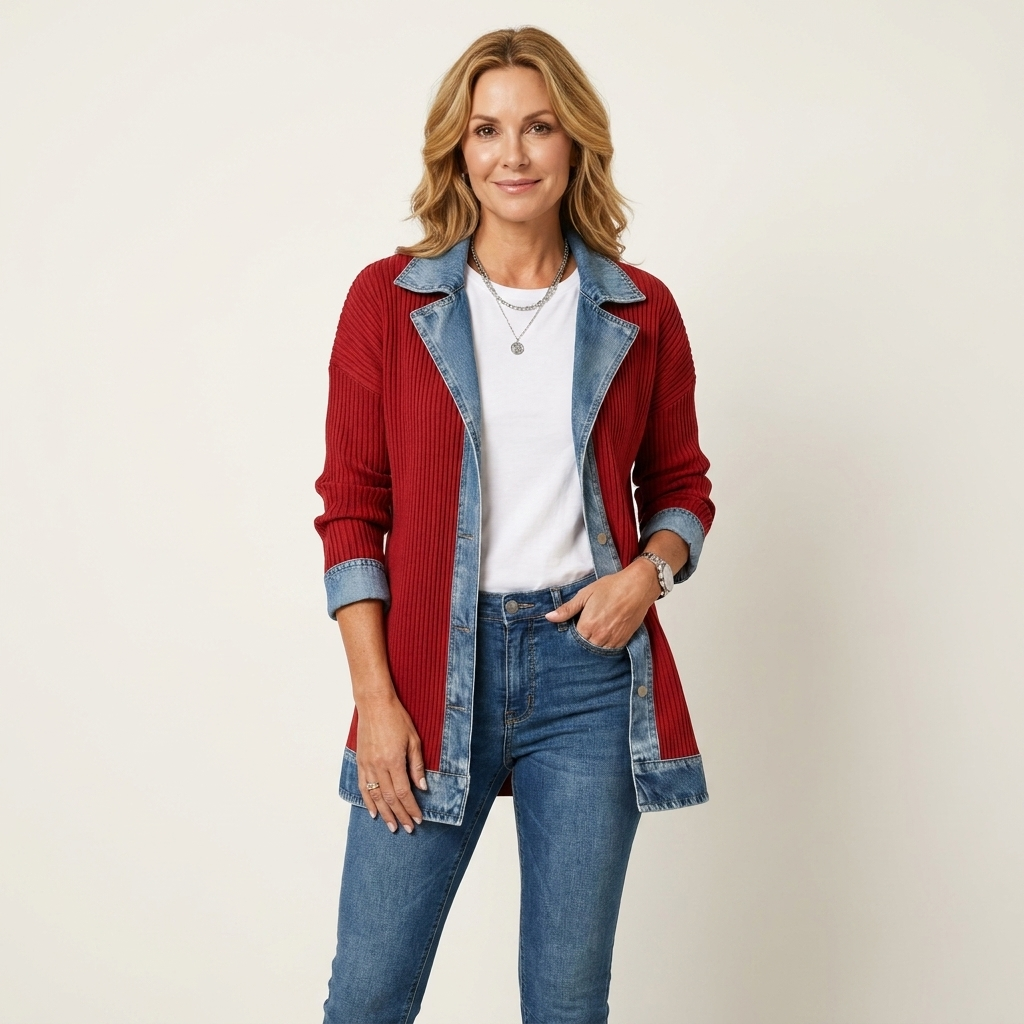 Women's Trim Knit Jacket | Structured & Soft