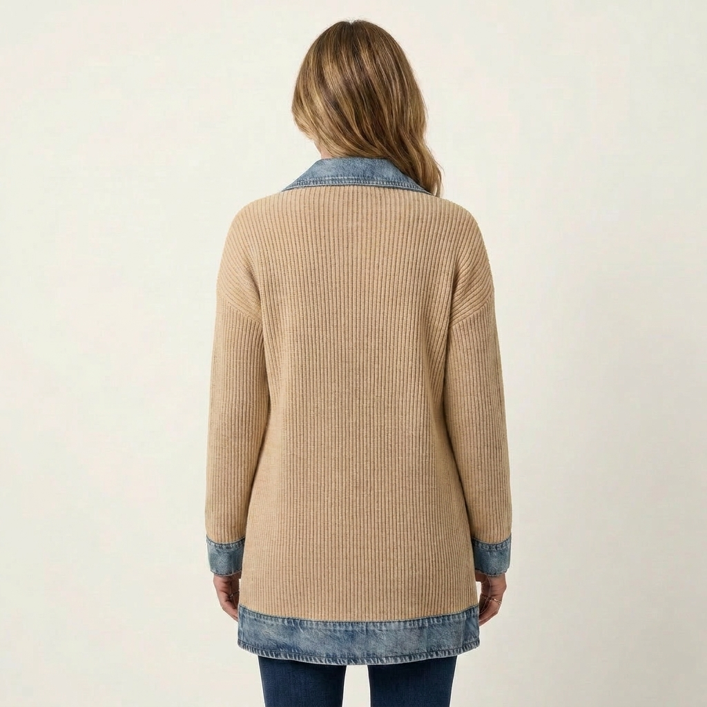 Women's Trim Knit Jacket | Structured & Soft