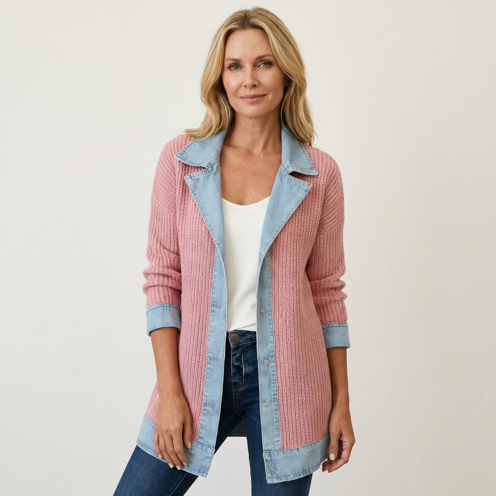 Women's Trim Knit Jacket | Structured & Soft