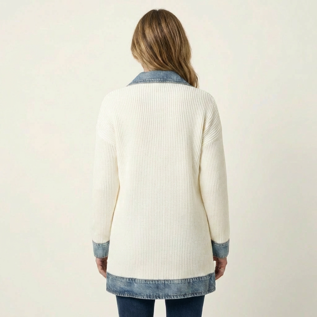 Women's Trim Knit Jacket | Structured & Soft