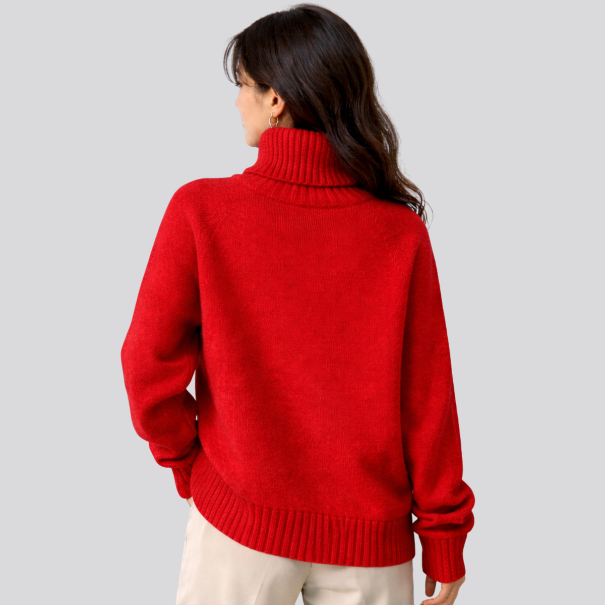 Women's Turtleneck Jumper | Lightweight Warmth & Soft Comfort