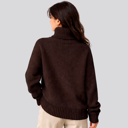 Women's Turtleneck Jumper | Lightweight Warmth & Soft Comfort