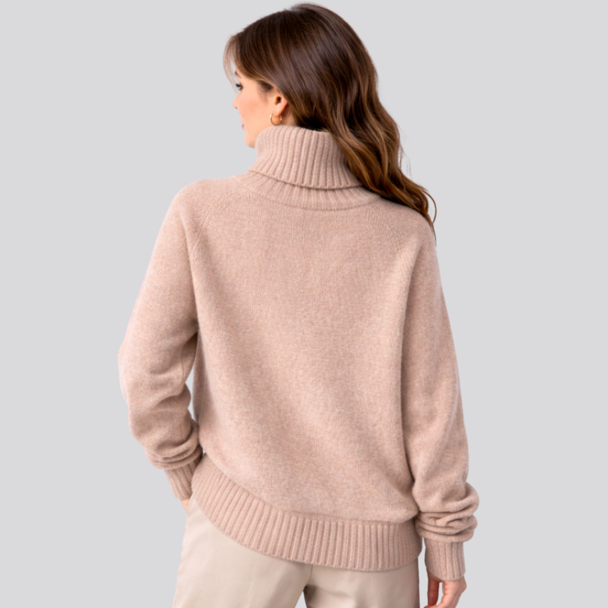 Women's Turtleneck Jumper | Lightweight Warmth & Soft Comfort