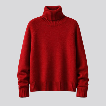 Women's Turtleneck Jumper | Lightweight Warmth & Soft Comfort