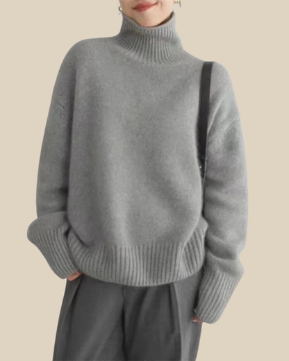 Women's Turtleneck Jumper | Soft-Touch Roll Neck Knit