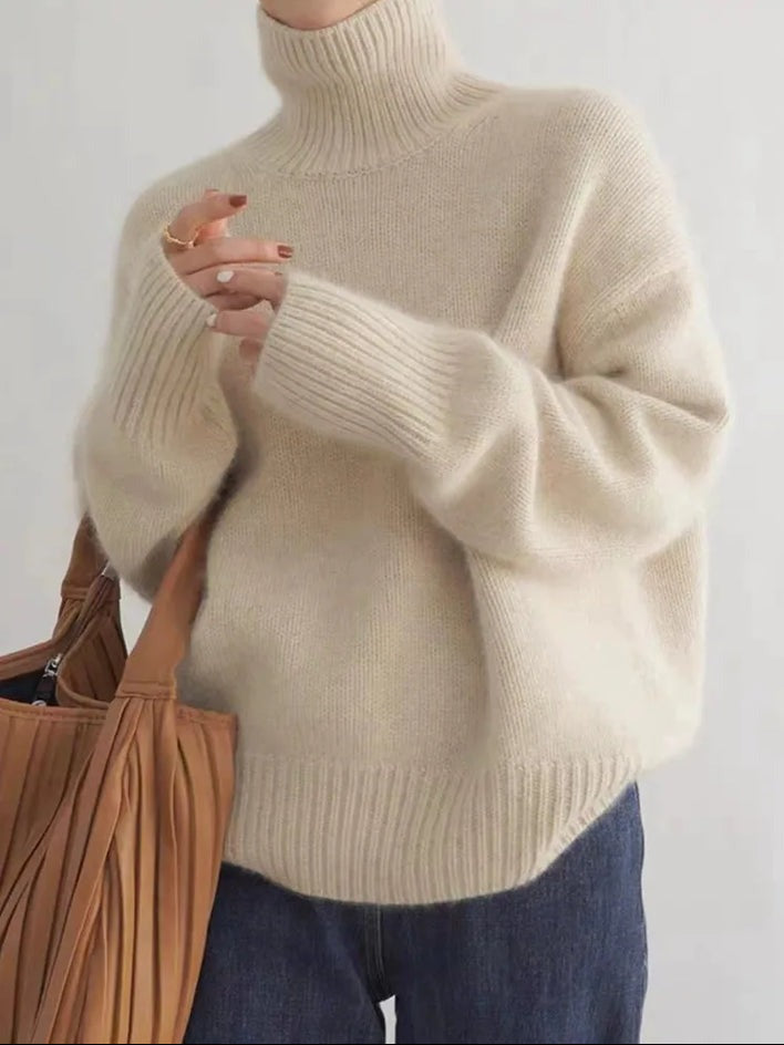 Women's Turtleneck Sweater | Soft & Warm Comfort