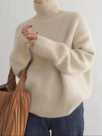 Women's Turtleneck Sweater | Soft & Warm Comfort