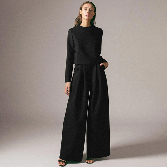 Women's Two Piece Set | Wide Leg & High Waist