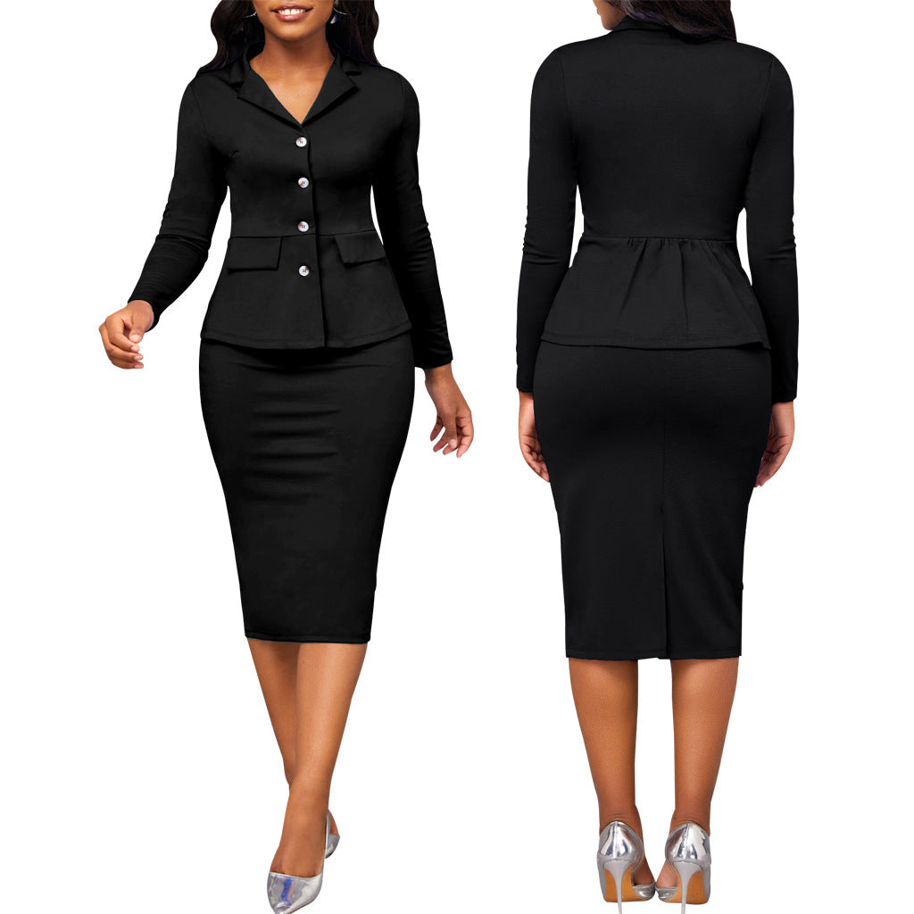 Women's Two-Piece Suit | Tailored Fit & Office Elegance