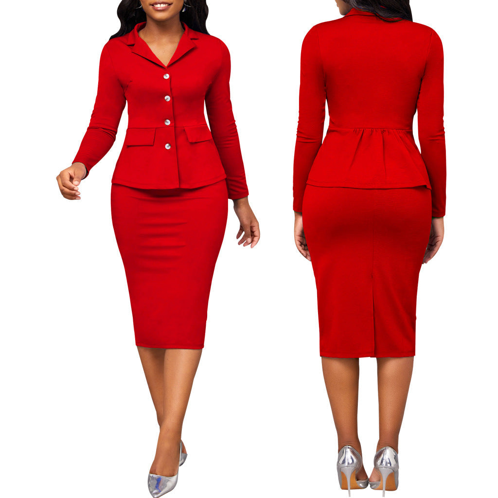 Women's Two-Piece Suit | Tailored Fit & Office Elegance
