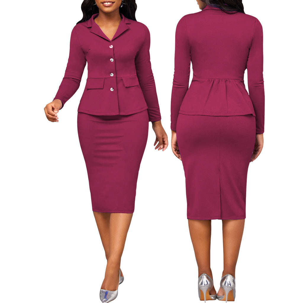 Women's Two-Piece Suit | Tailored Fit & Office Elegance