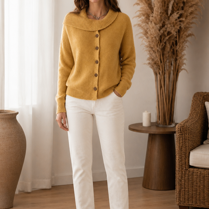 Women's Waterfall Collar Cardigan | Effortlessly Styled Layer