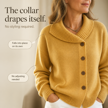 Women's Waterfall Collar Cardigan | Effortlessly Styled Layer