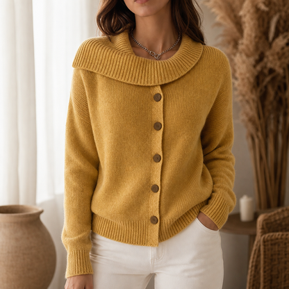 Women's Waterfall Collar Cardigan | Effortlessly Styled Layer
