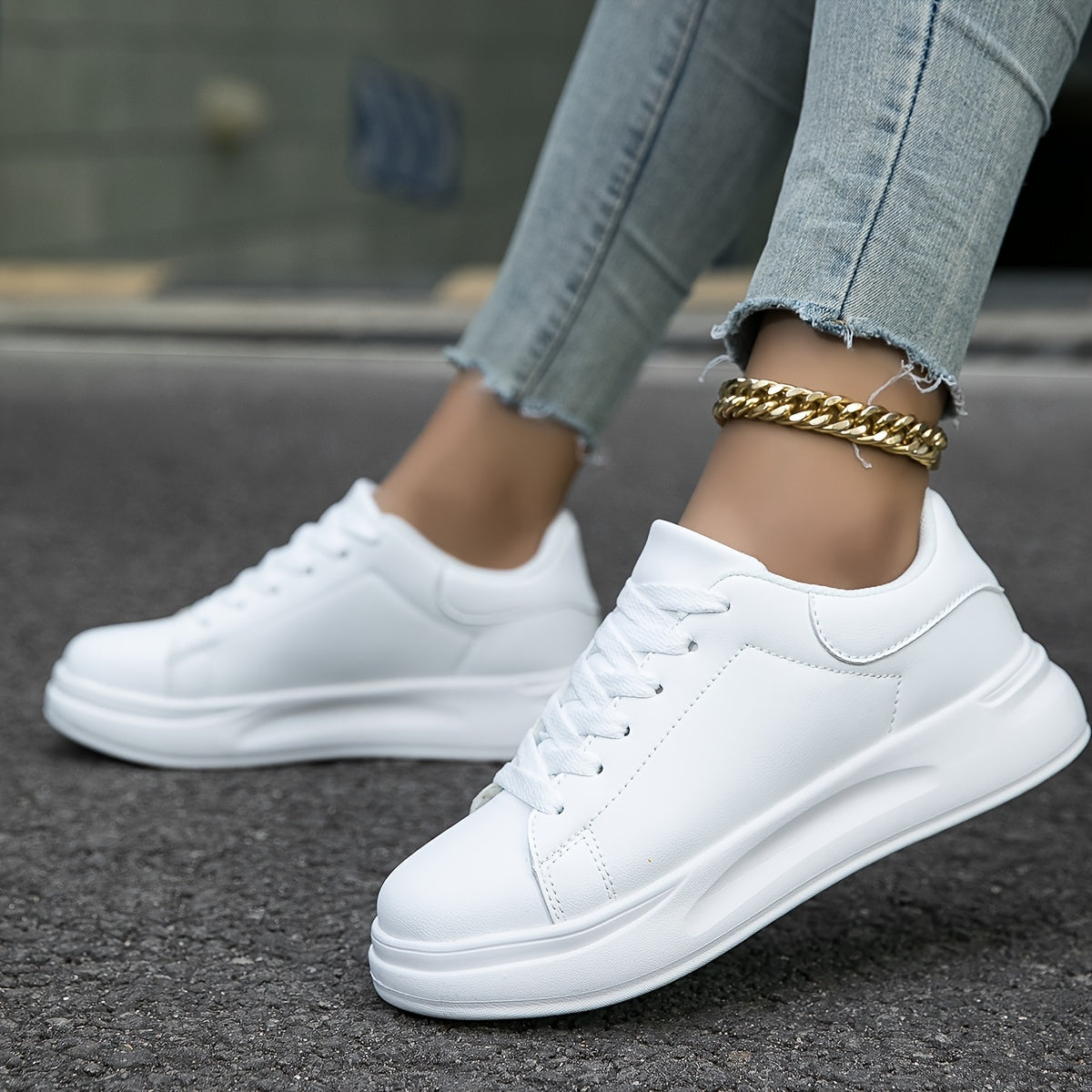 Women's White Sneakers | Cushioned All-Day Support