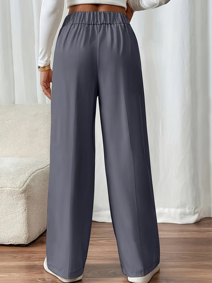 Women's Wide-Leg Trousers | High-Waisted & All-Day Comfort