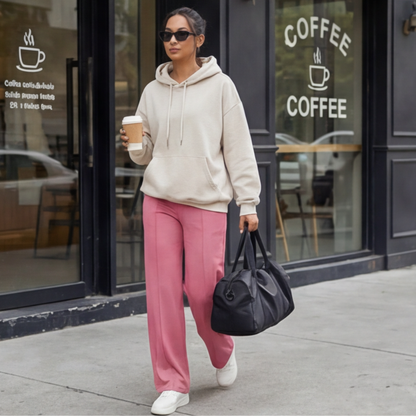 Women's Wide Leg Yoga Pants | Crossover Waist & Squat-Proof