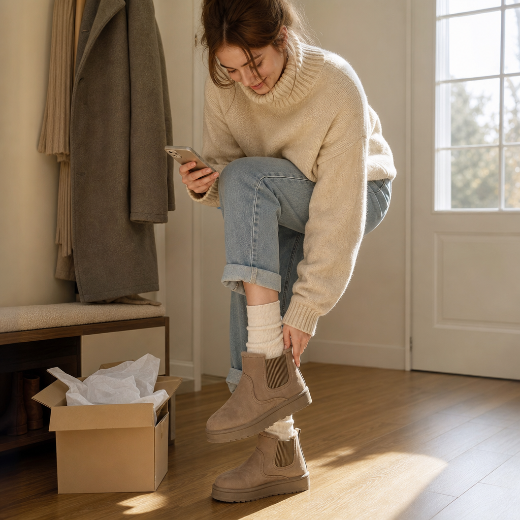 Women's Winter Boots | Fur-Lined & Slip-On