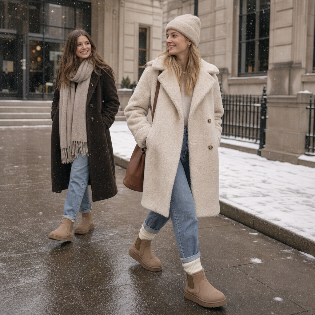 Women's Winter Boots | Fur-Lined & Slip-On