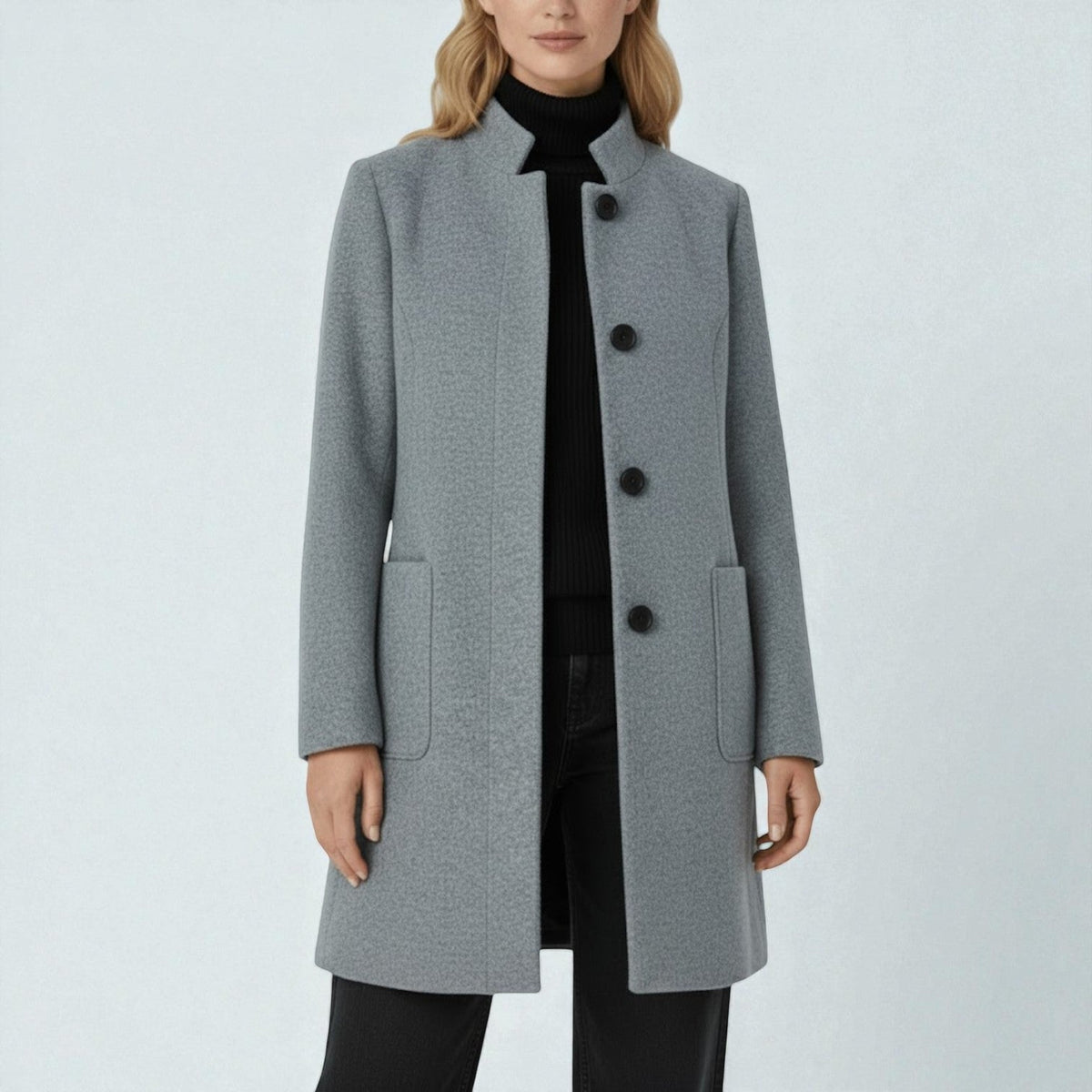 Women's Winter Coat | Stand-Up Collar & Warm Design
