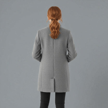 Women's Winter Coat | Stand-Up Collar & Warm Design