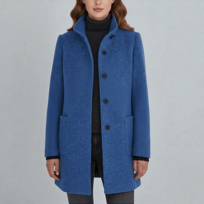 Women's Winter Coat | Stand-Up Collar & Warm Design