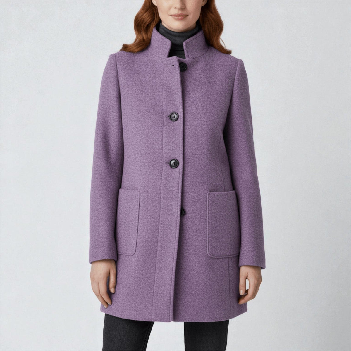 Women's Winter Coat | Stand-Up Collar & Warm Design