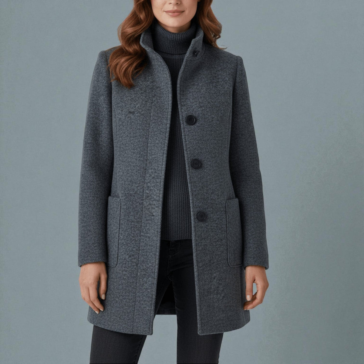 Women's Winter Coat | Stand-Up Collar & Warm Design